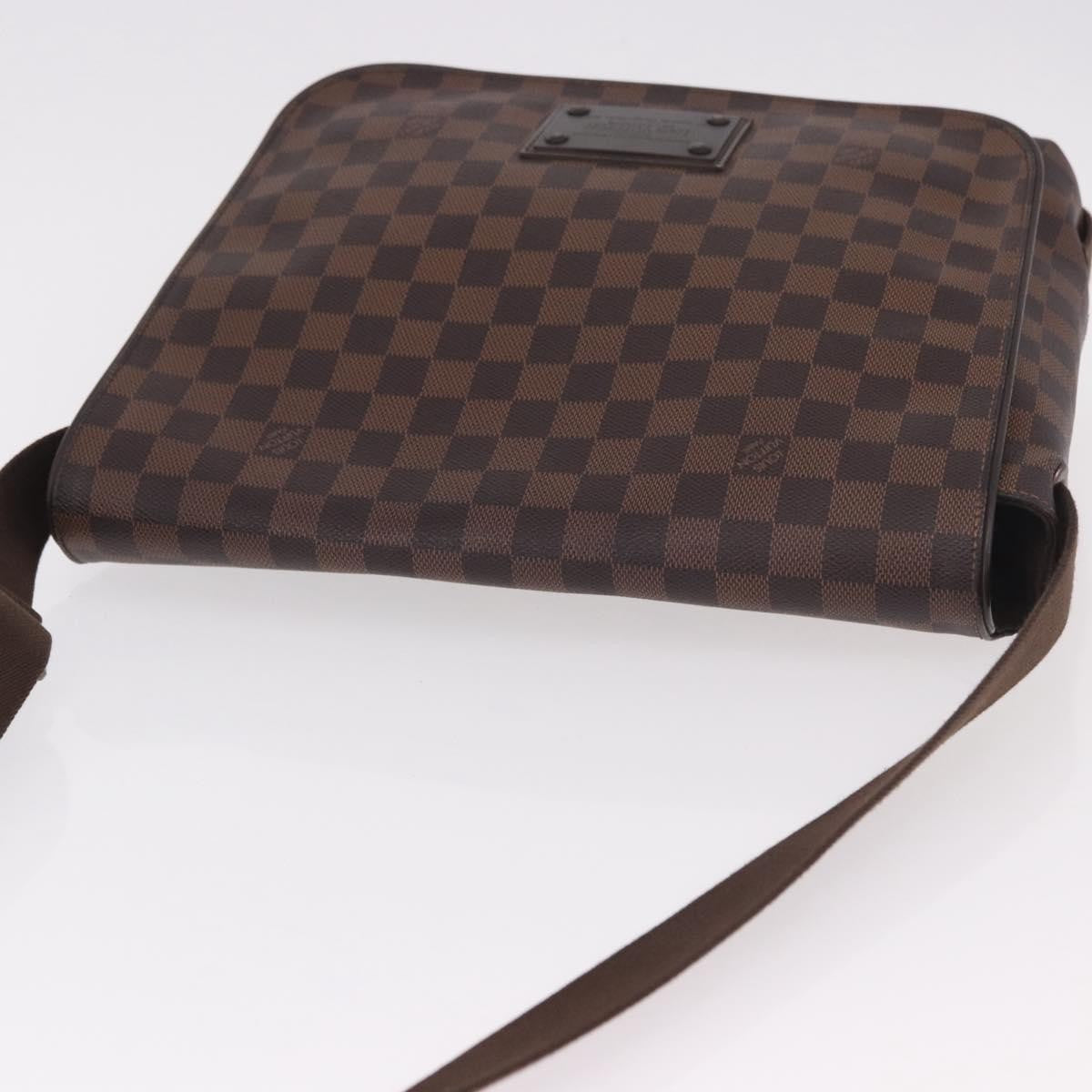 Louis Vuitton Brooklyn Damier Ebene Brown Canvas Shoulder Bag Bag (Pre-Owned)