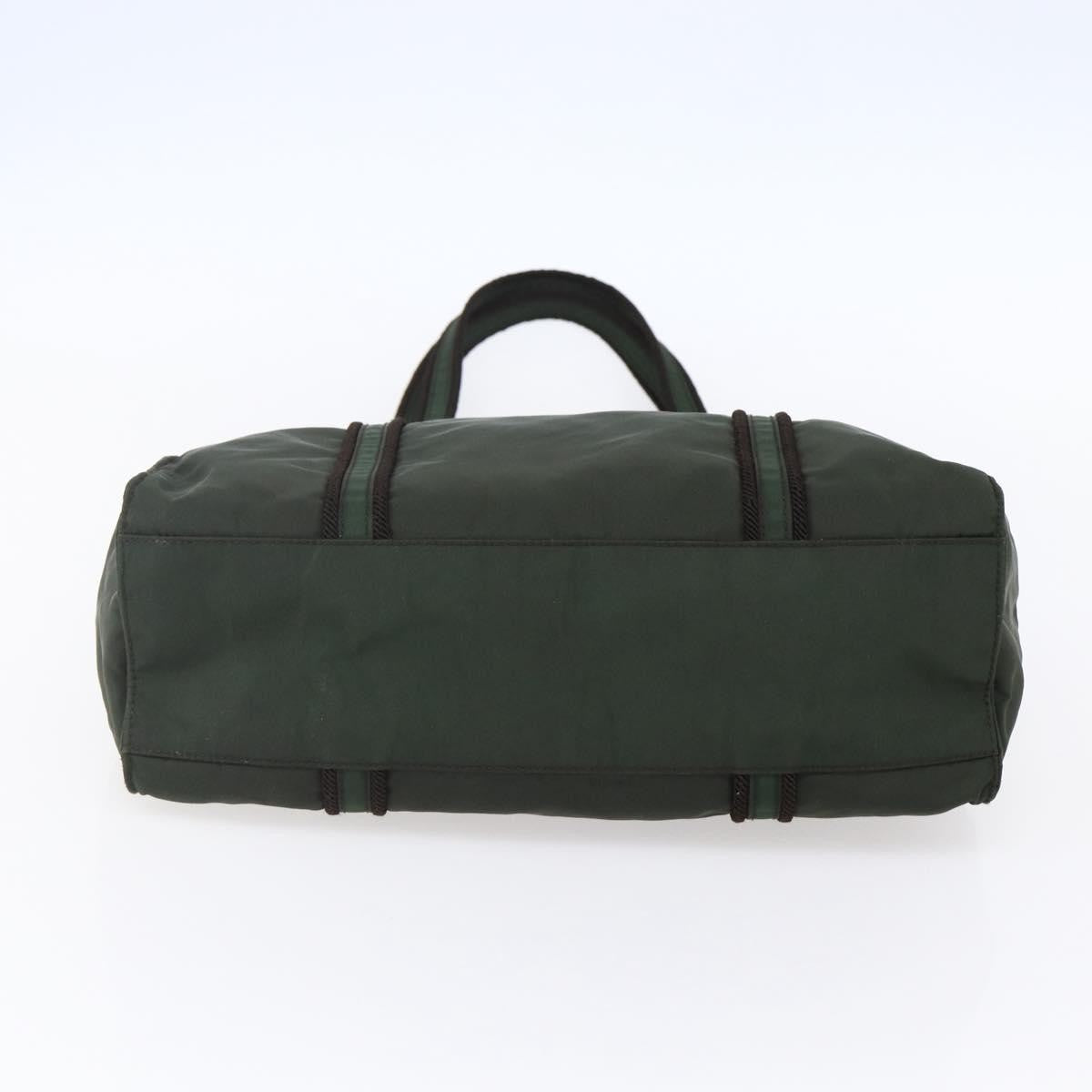 Prada Vintage Tote Tessuto Khaki Nylon Tote Bag Bag (Pre-Owned)