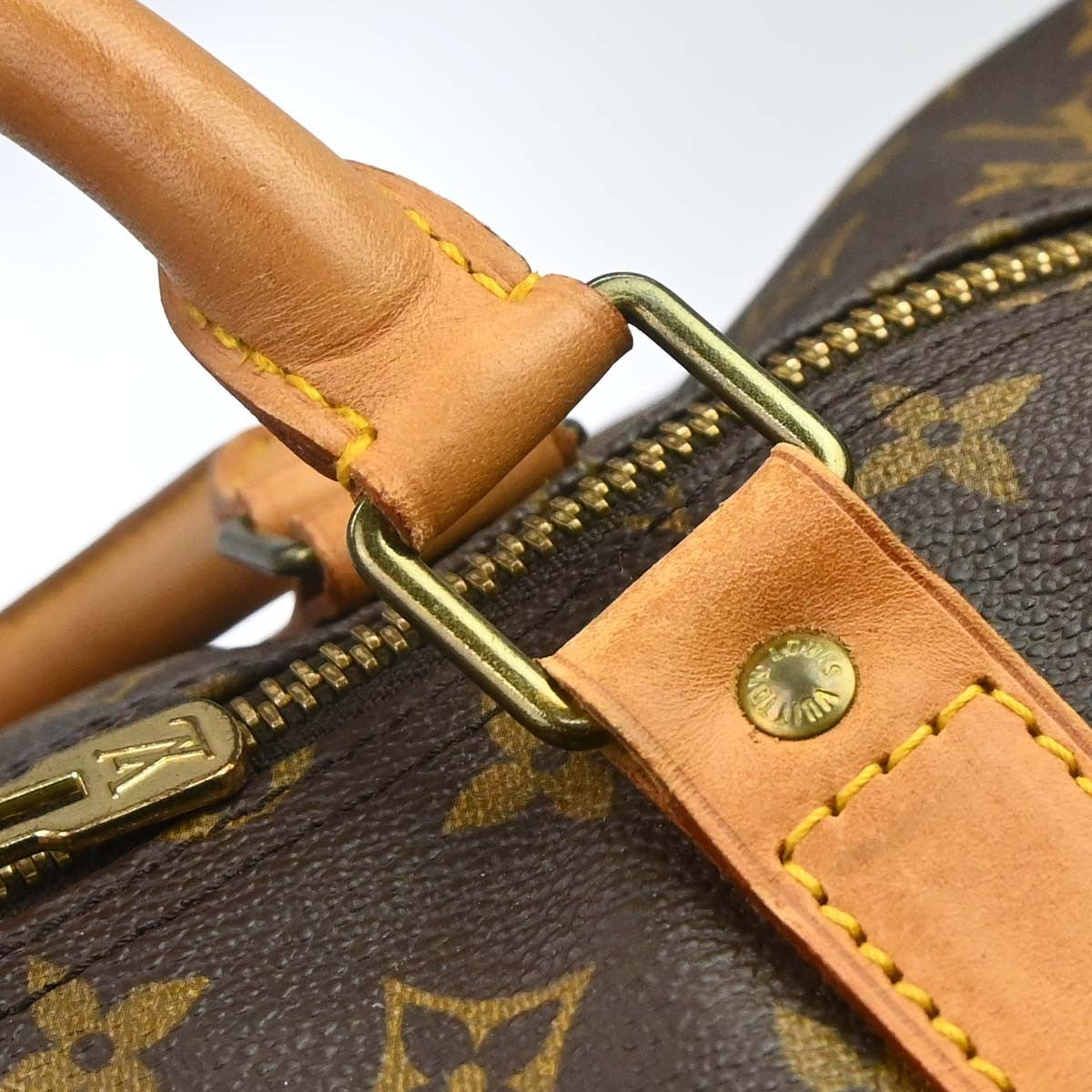 Louis Vuitton Keepall Monogram Canvas Brown Canvas Travel Bag Bag (Pre-Owned)