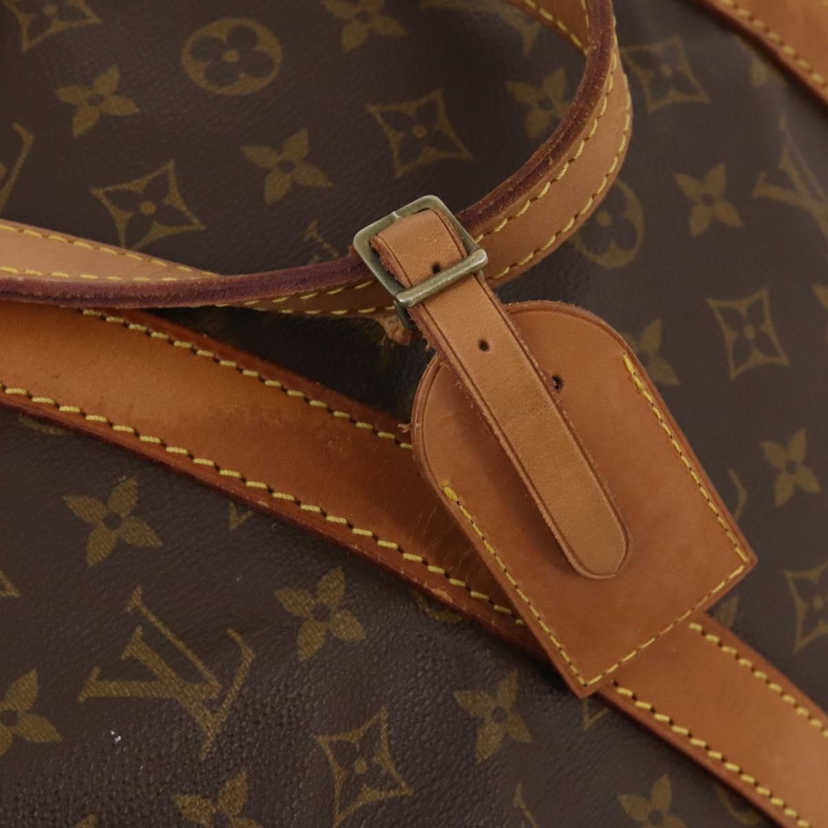 Louis Vuitton Sac Souple Monogram Canvas Brown Canvas Handbag (Pre-Owned)
