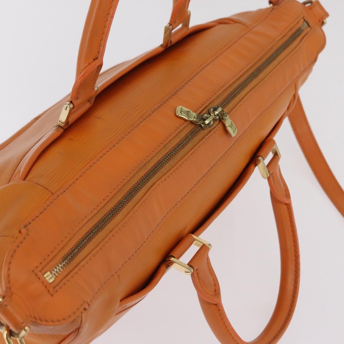 Louis Vuitton Dhanura Epi Leather Orange Leather Handbag (Pre-Owned)