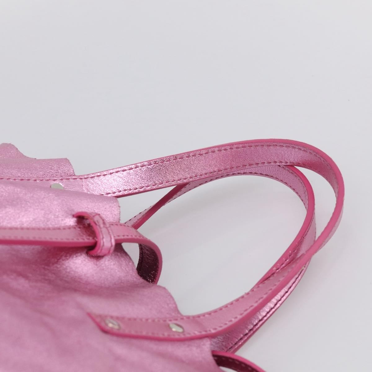 Tiffany & Co. Vintage Leather Pink Stainless_Steel Shoulder Bag Bag (Pre-Owned)