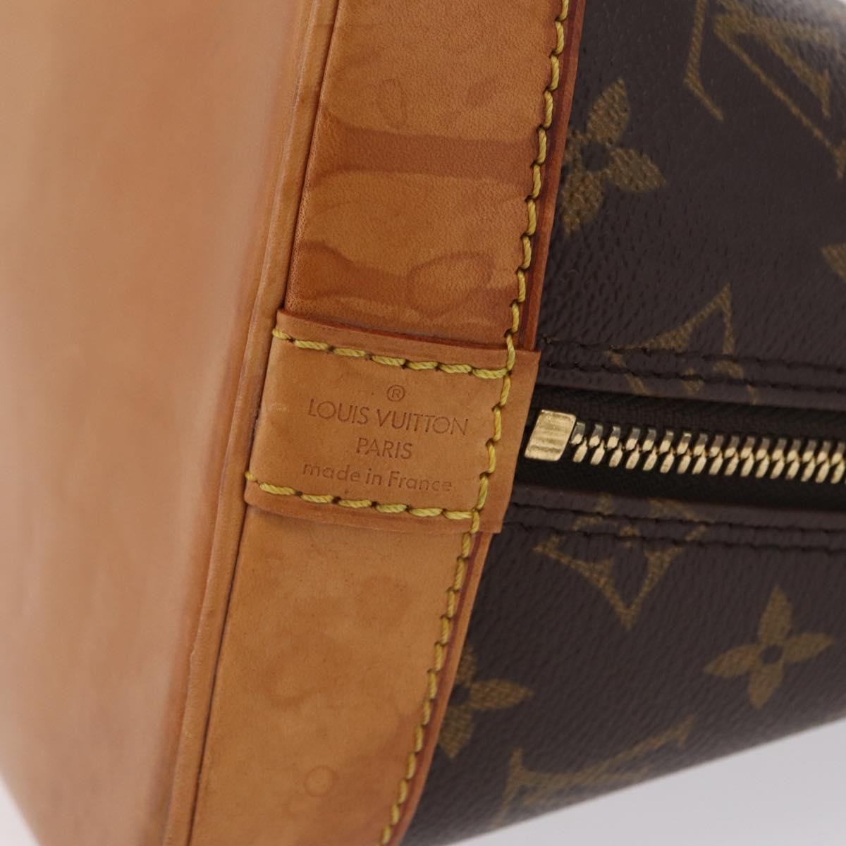 Louis Vuitton Alma Monogram Canvas Brown Canvas Handbag (Pre-Owned)