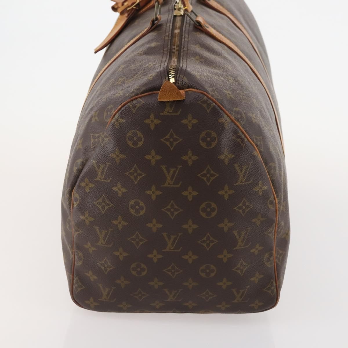 Louis Vuitton Keepall Bag Monogram Canvas Brown Canvas Travel Bag Bag (Pre-Owned)