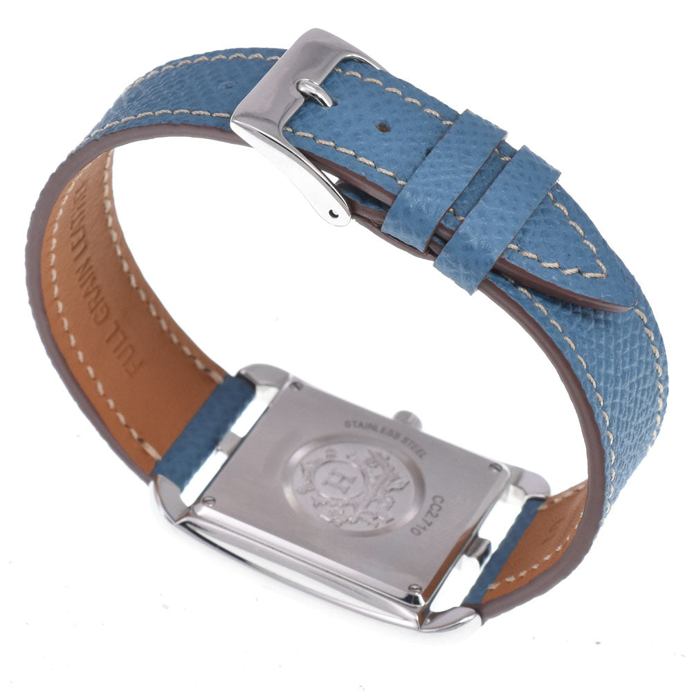 Hermes Cape Cod Quartz Stainless Steel And Leather Watch (Pre-Owned)