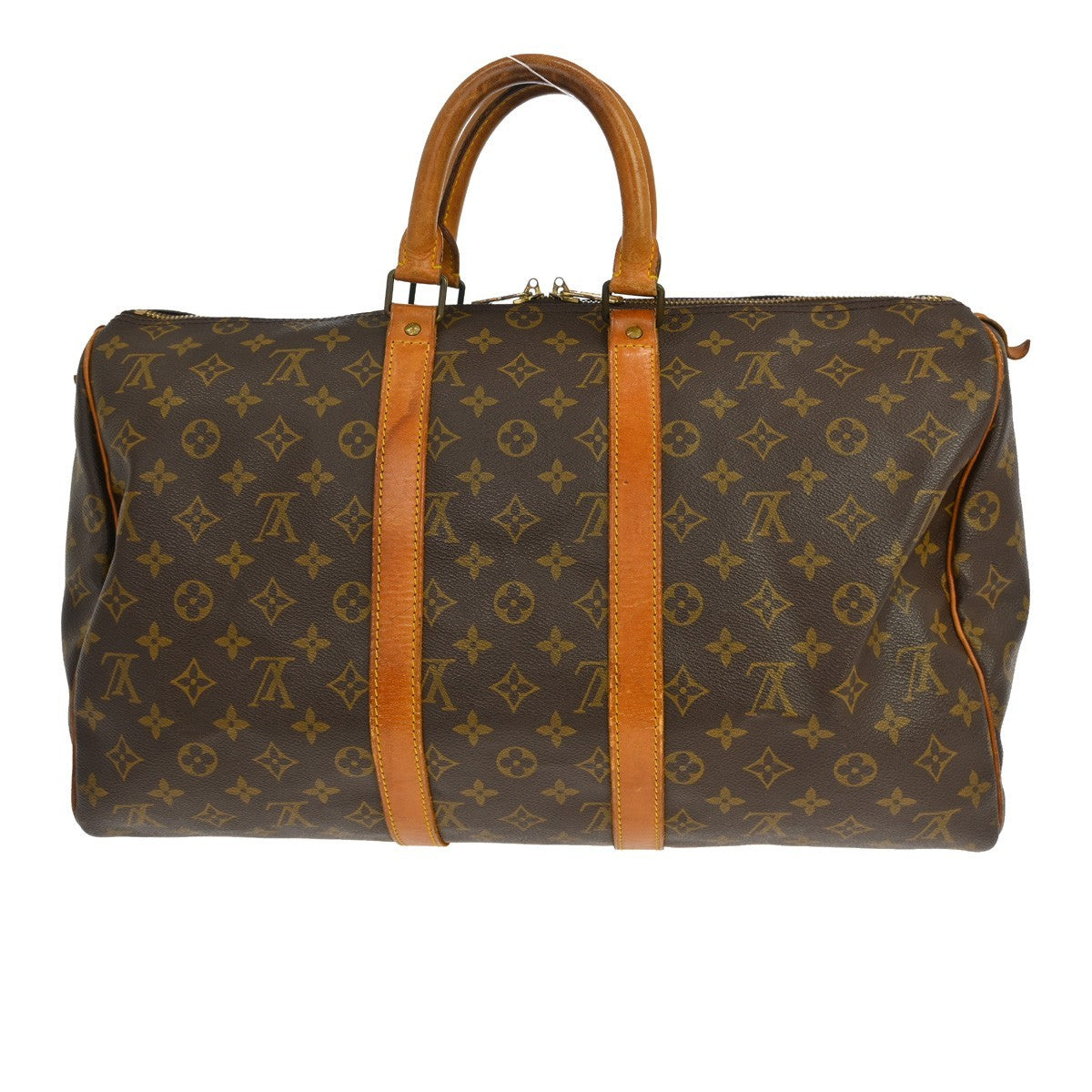 Louis Vuitton Keepall Monogram Canvas Brown Canvas Travel Bag Bag (Pre-Owned)