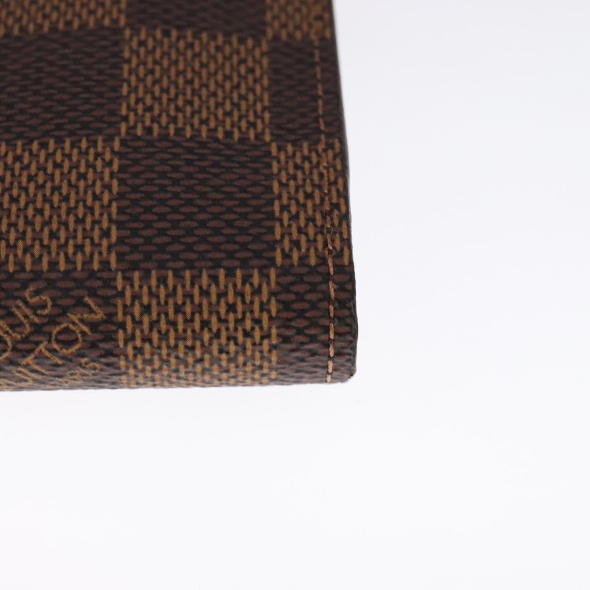Louis Vuitton Etui Cigarette Case Damier Canvas Brown Canvas Wallets Accessory (Pre-Owned)