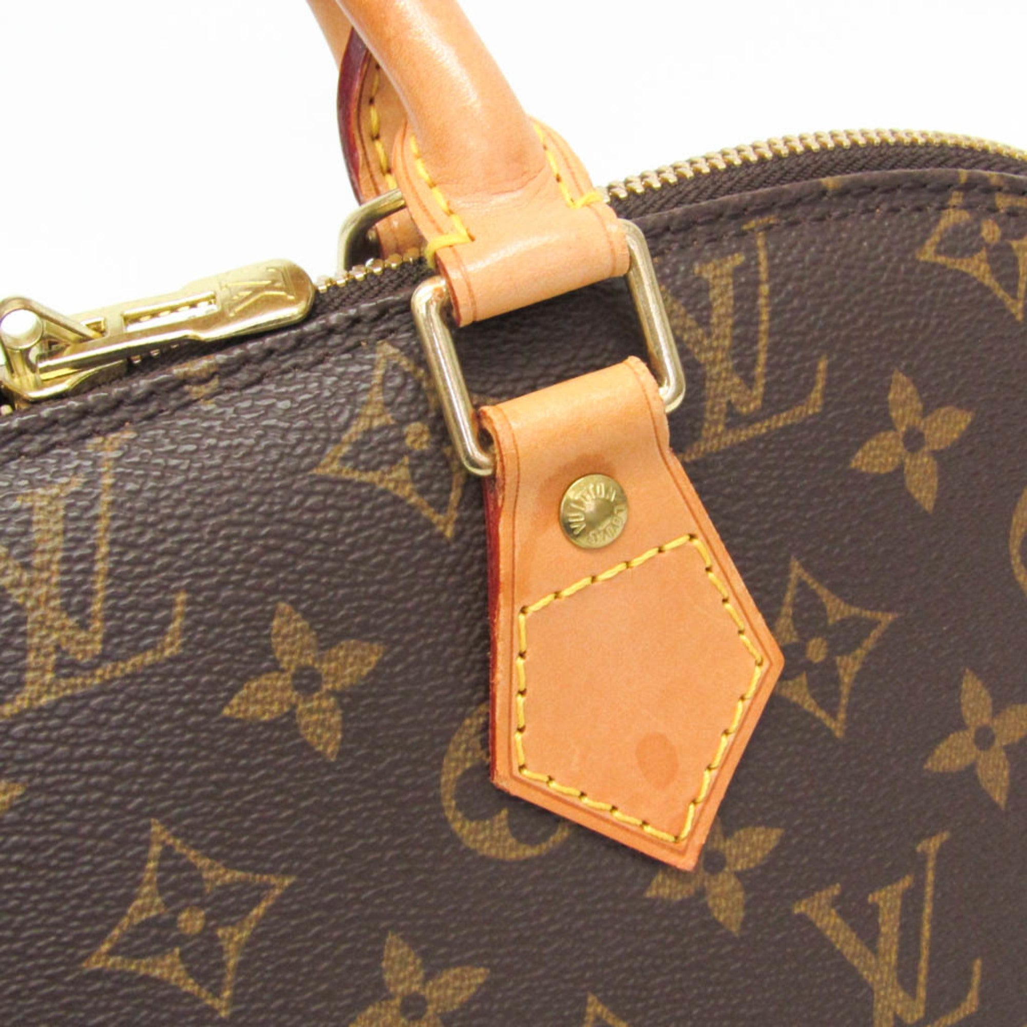 Louis Vuitton Alma Monogram Canvas Brown Canvas Handbag (Pre-Owned)