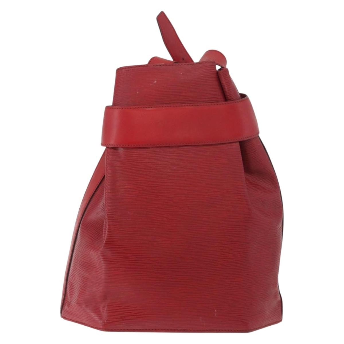 Louis Vuitton Vintage Sac D'epaule Epi Leather Red Leather Shoulder Bag Bag (Pre-Owned)