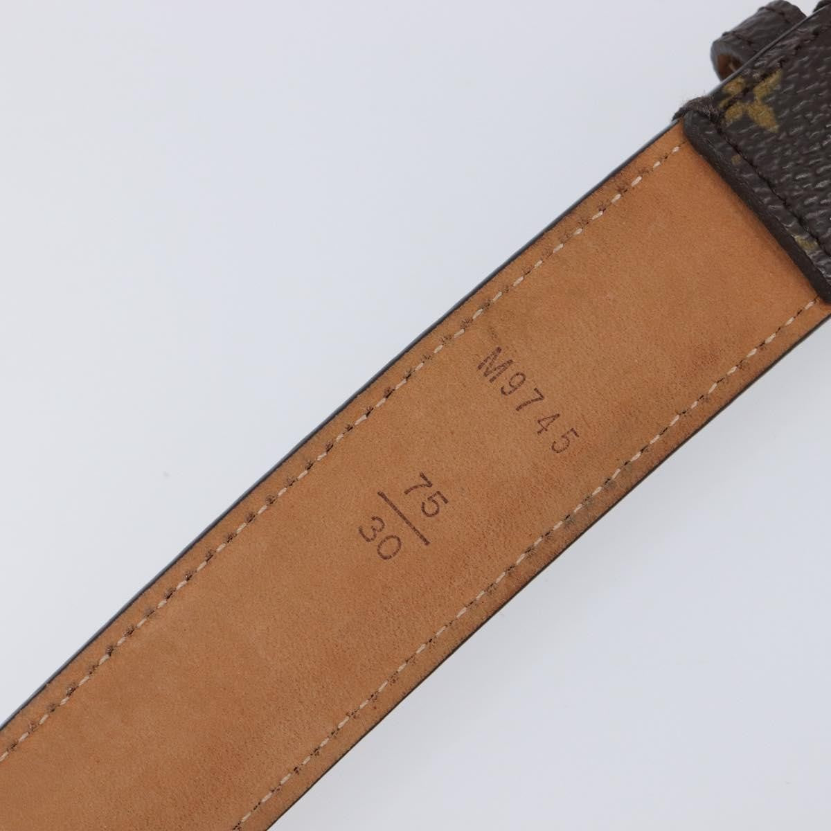 Louis Vuitton Ceinture Trio Belt Monogram Canvas Brown Canvas Belts Accessory (Pre-Owned)