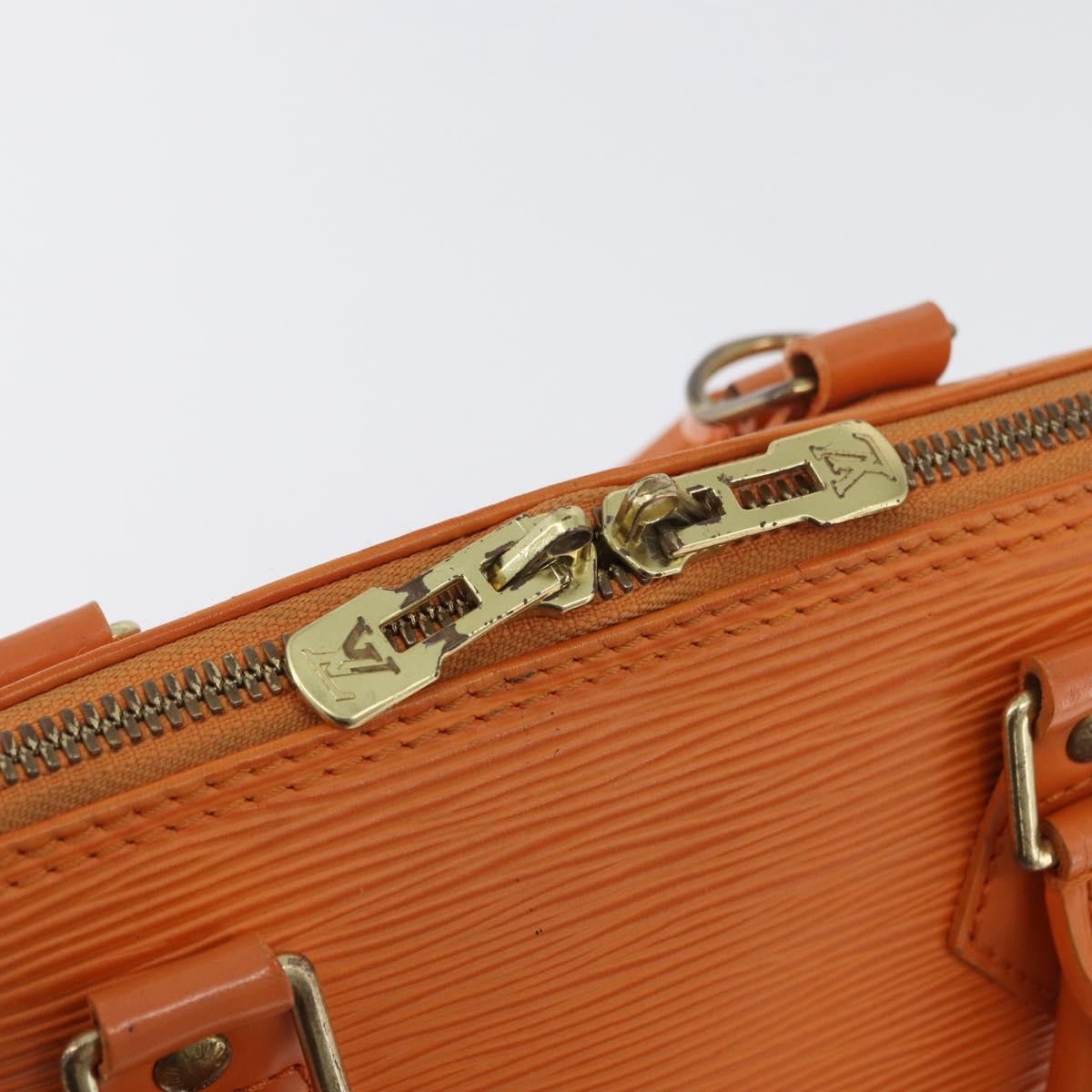 Louis Vuitton Vintage Alma Epi Leather Orange Leather Handbag (Pre-Owned)