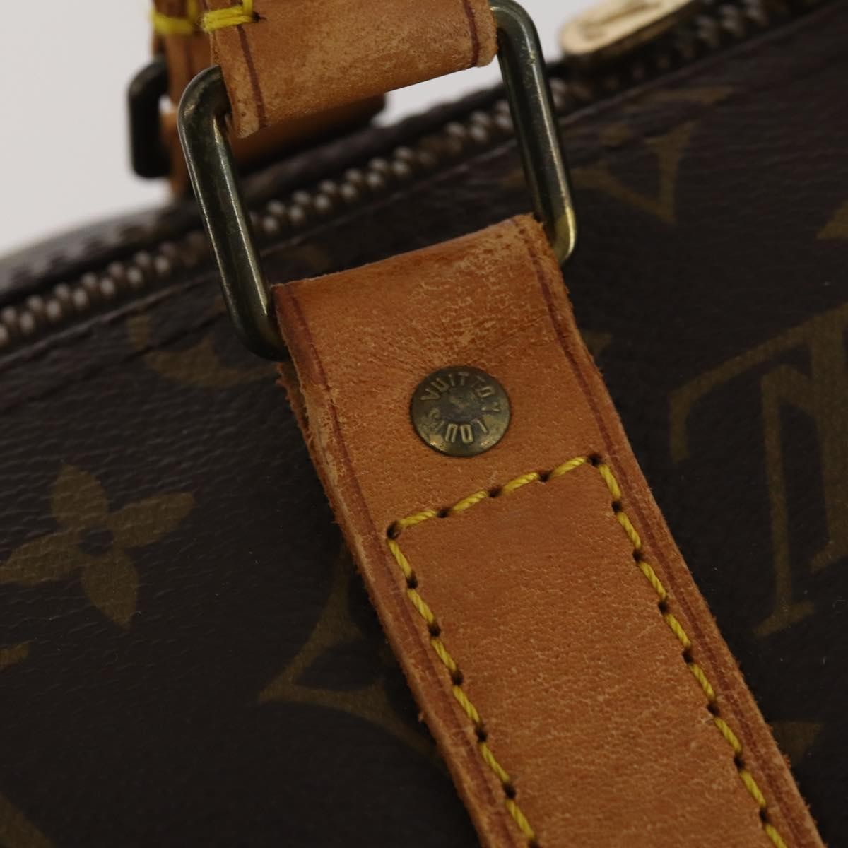Louis Vuitton Keepall Monogram Canvas Brown Canvas Travel Bag Bag (Pre-Owned)