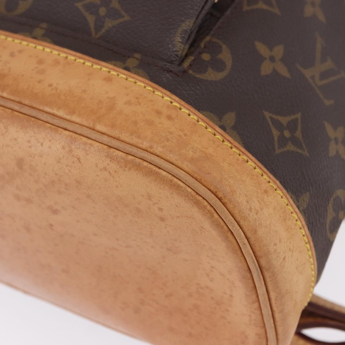 Louis Vuitton Vintage Montsouris Monogram Canvas Brown Canvas Backpack Bag (Pre-Owned)