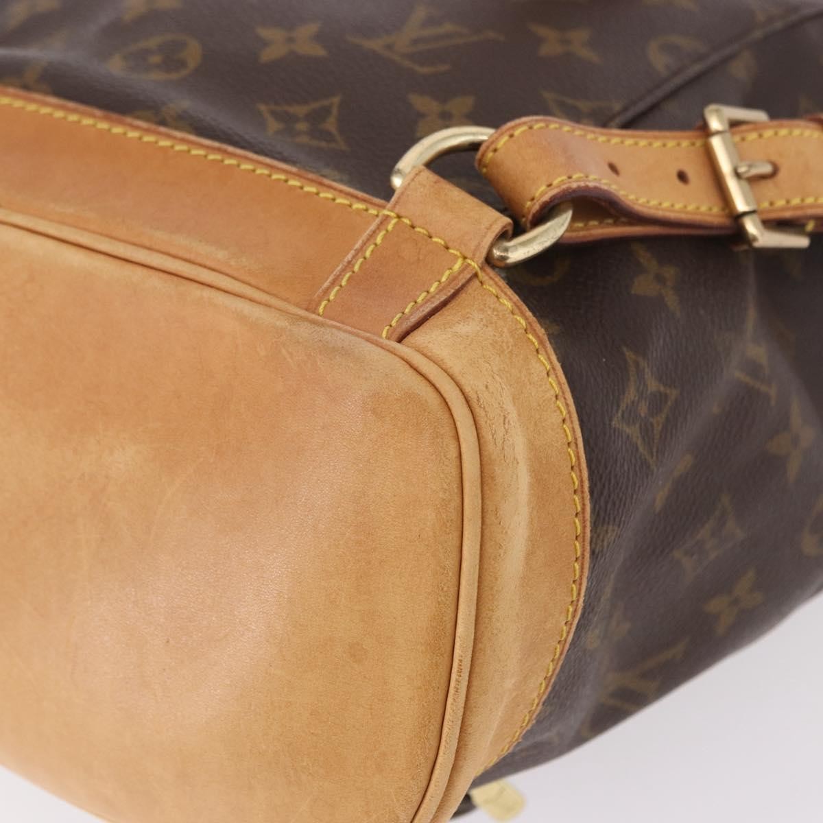 Louis Vuitton Montsouris Monogram Brown Canvas Backpack Bag (Pre-Owned)