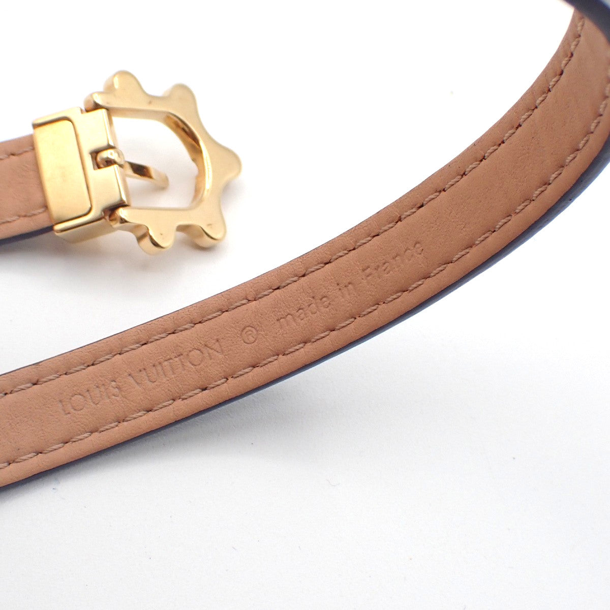 Louis Vuitton Triple Tour Monogram Vernis Purple Patent_Leather Bracelet Jewelry (Pre-Owned)
