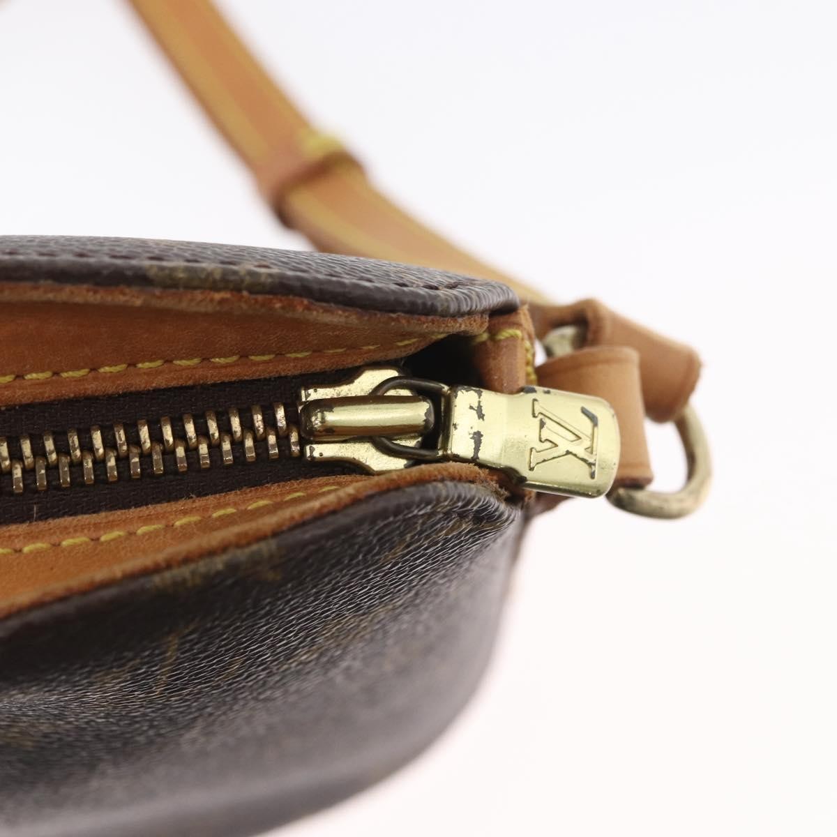 Louis Vuitton Drouot Monogram Canvas Brown Canvas Shoulder Bag Bag (Pre-Owned)
