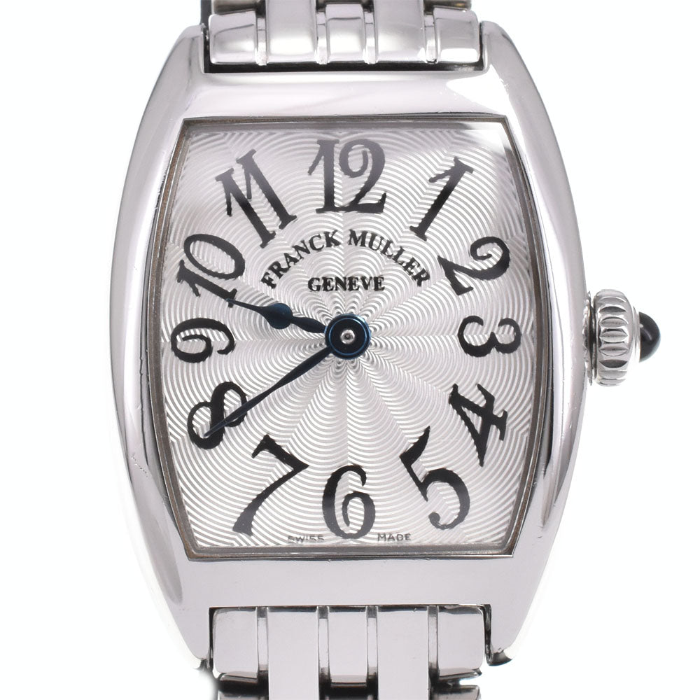 Franck Muller Cintree Curvex Quartz Stainless Steel Watch (Pre-Owned)