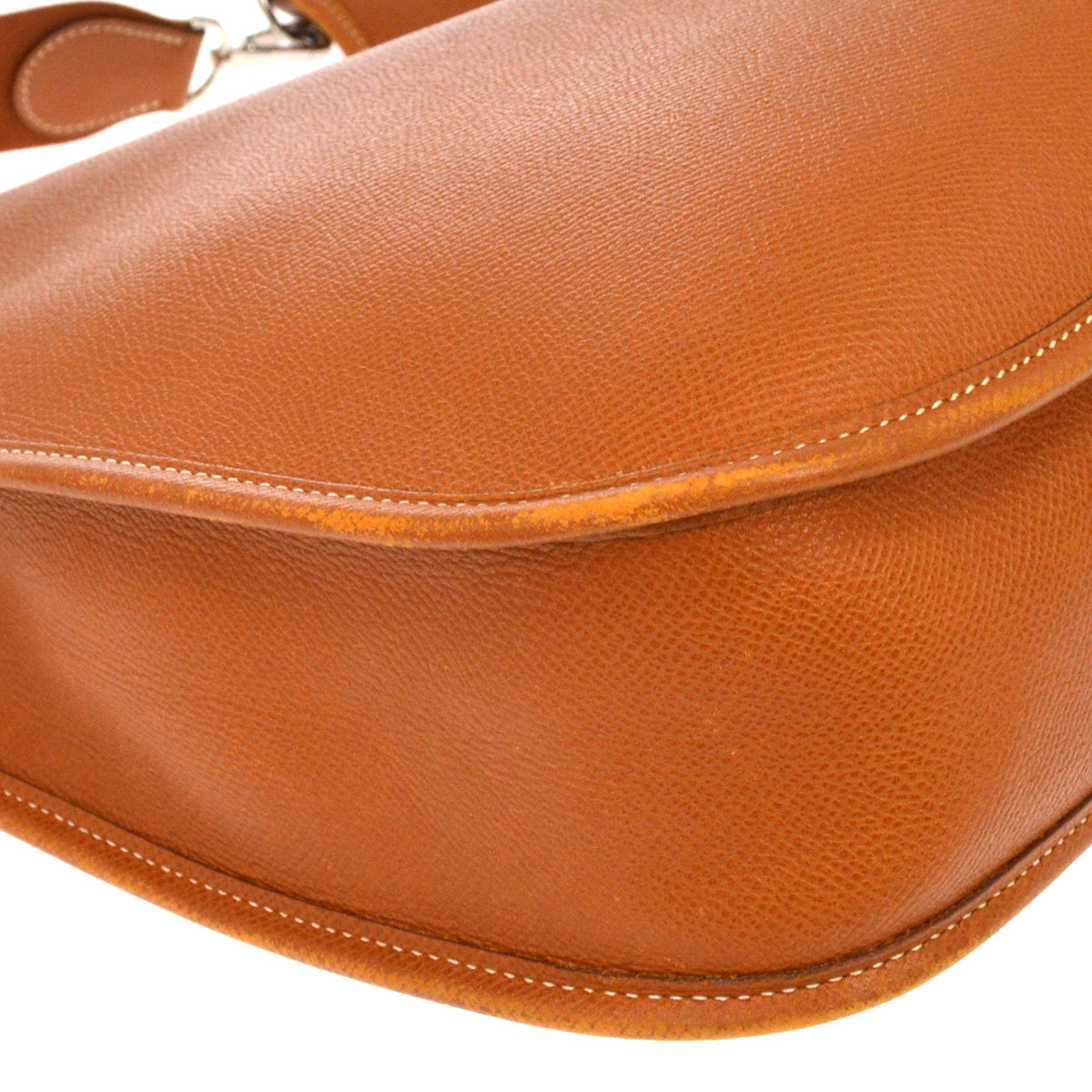 Hermes Evelyne Bag Gen Ii Epsom Gold Leather Shoulder Bag Bag (Pre-Owned)