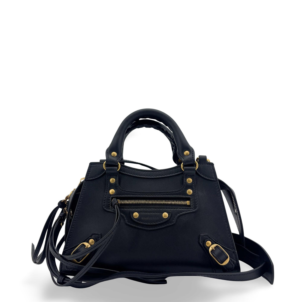 Balenciaga Neo Classic City Leather Black Leather Handbag (Pre-Owned)