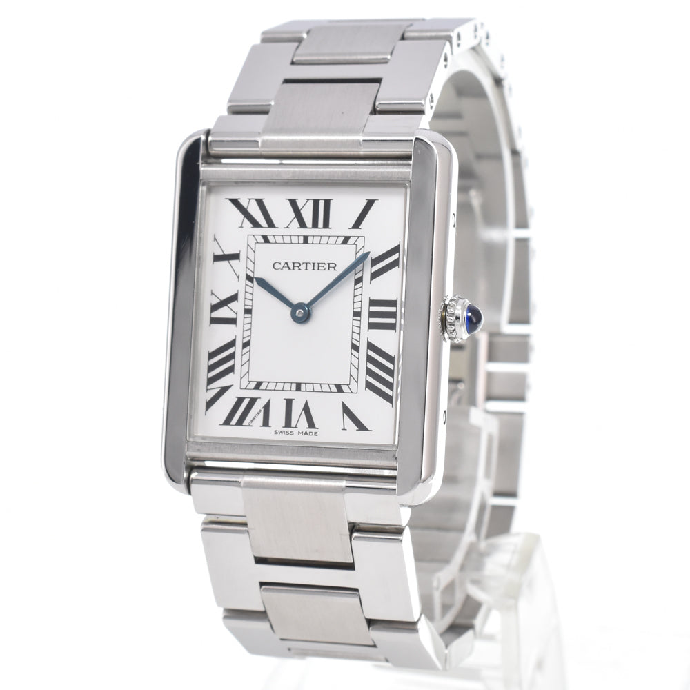 Cartier Tank Solo Quartz Stainless Steel Watch (Pre-Owned)