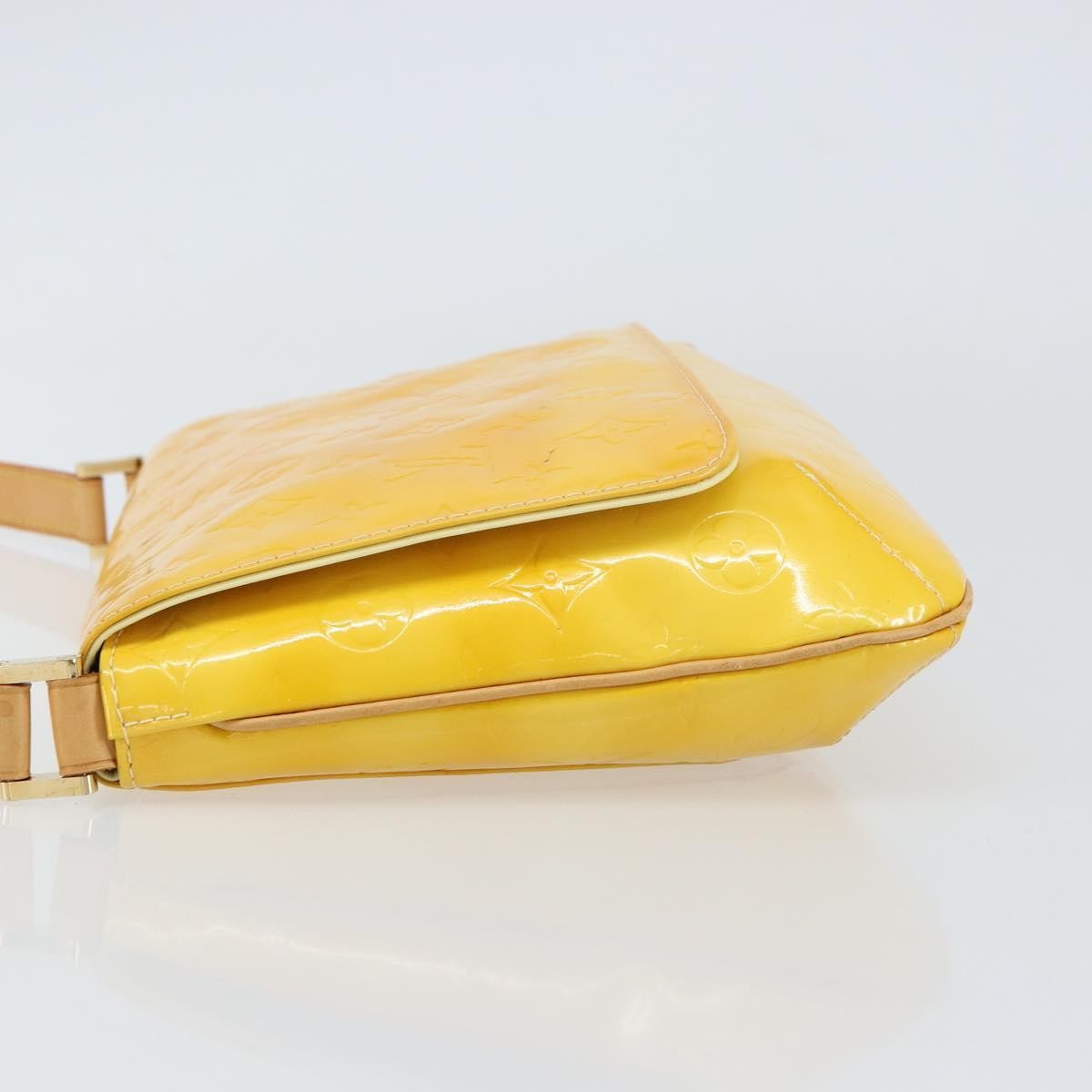 Louis Vuitton Thompson Street Monogram Vernis Yellow Patent_Leather Handbag (Pre-Owned)