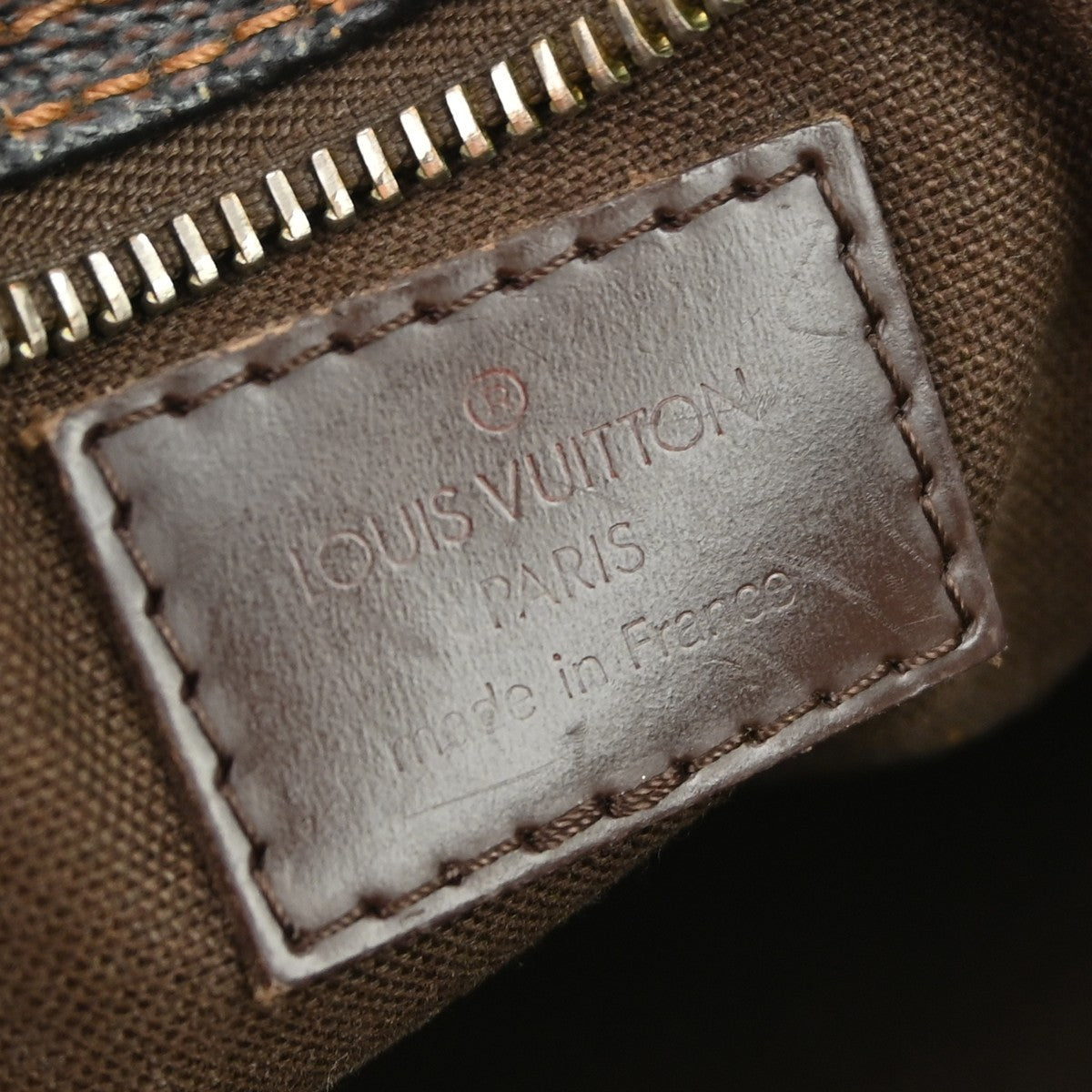 Louis Vuitton Olav Damier Ebene Brown Canvas Shoulder Bag Bag (Pre-Owned)