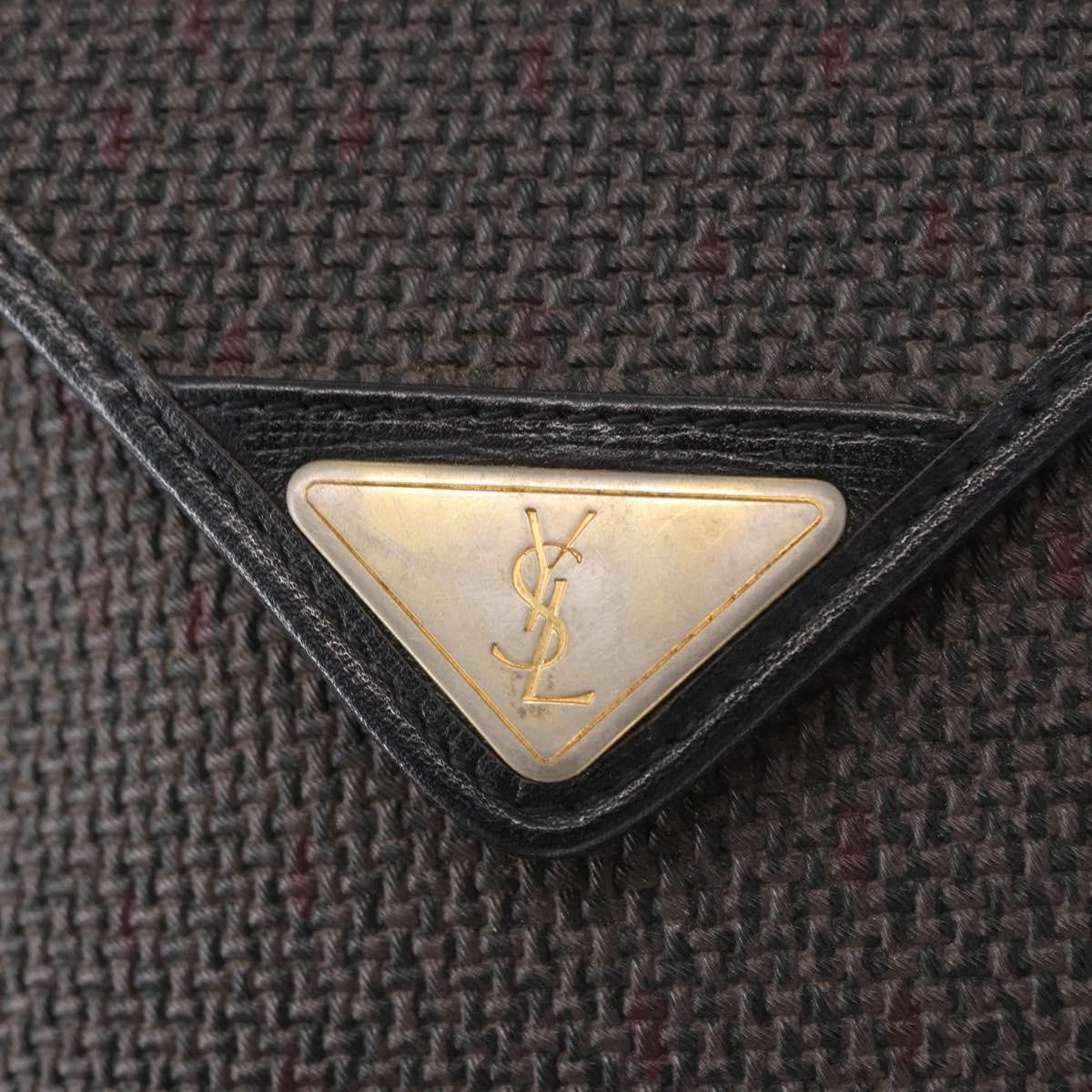 Saint Laurent Vintage Canvas Black Canvas Shoulder Bag Bag (Pre-Owned)