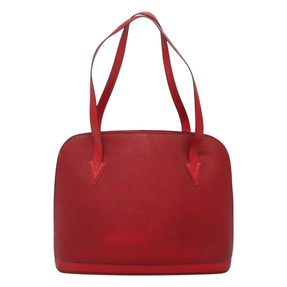 Louis Vuitton Lussac Epi Leather Red Leather Shoulder Bag Bag (Pre-Owned)