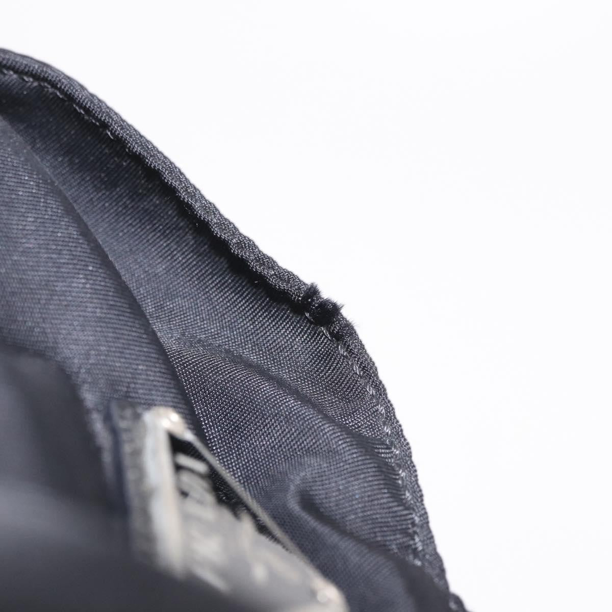 Prada Double Front Pocket Tessuto Black Nylon Backpack Bag (Pre-Owned)