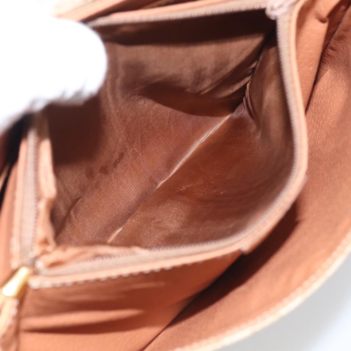 Celine Macadam Shoulder Canvas Beige Canvas Crossbody Bag Bag (Pre-Owned)