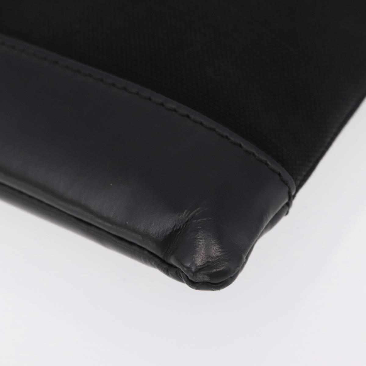 Balenciaga Navy Zip Canvas And Leather Black Canvas Clutche & Pouche Bag (Pre-Owned)