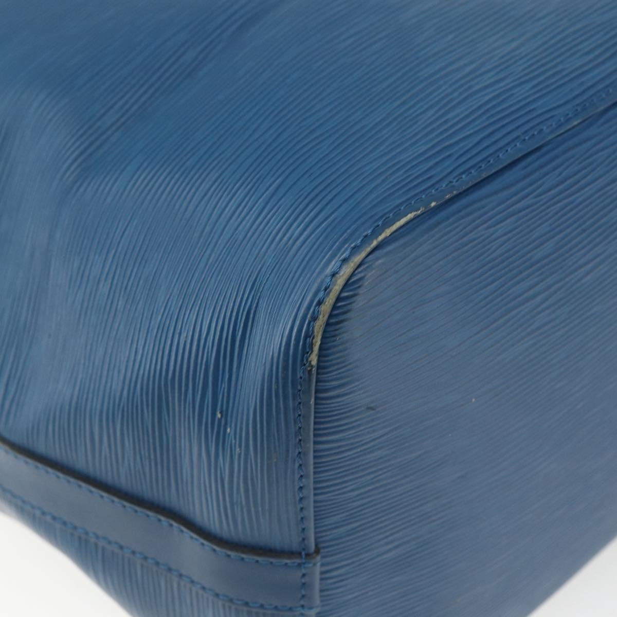 Louis Vuitton Petit Noe Epi Leather Blue Leather Shoulder Bag Bag (Pre-Owned)