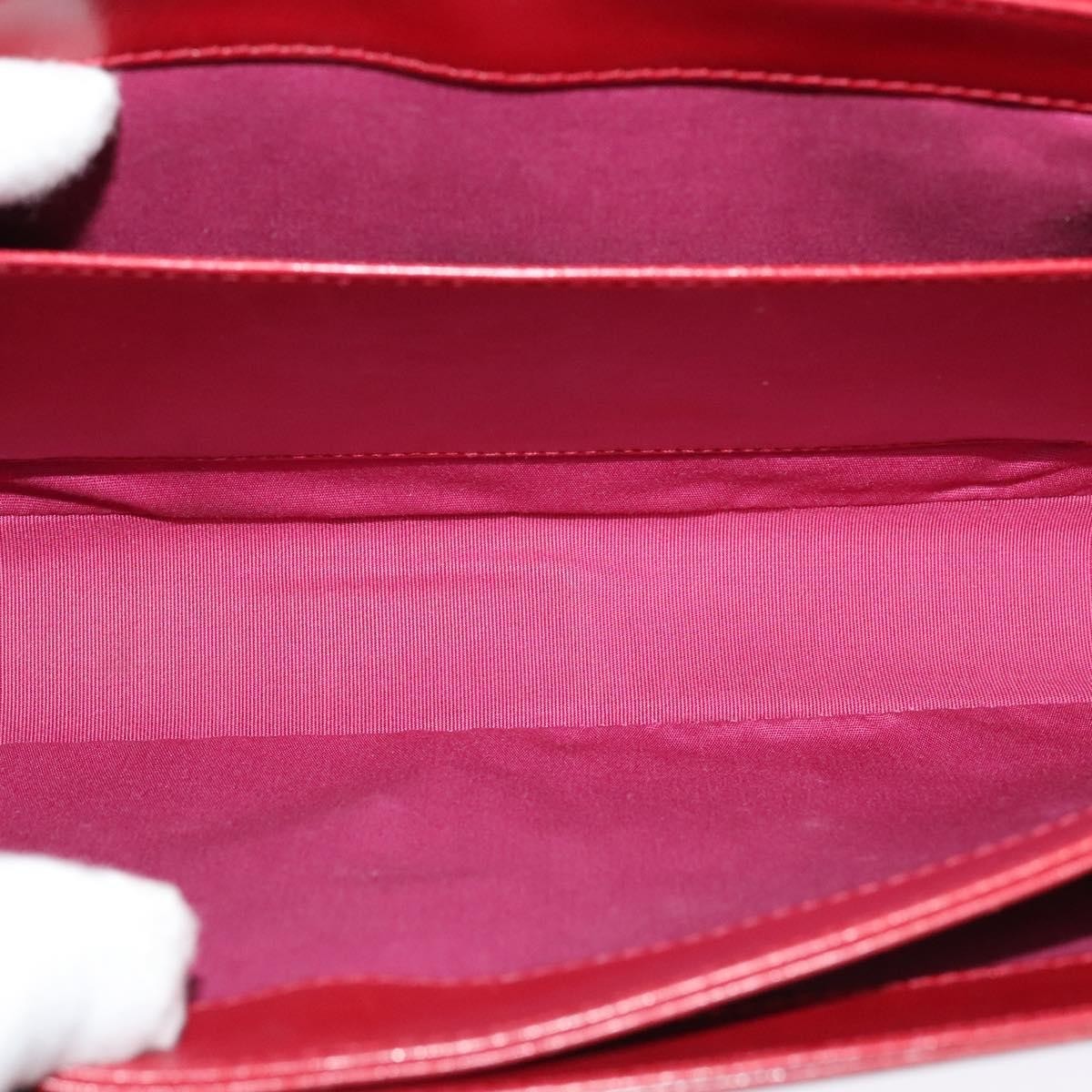 Bvlgari Signature Leather Red Leather Shoulder Bag Bag (Pre-Owned)