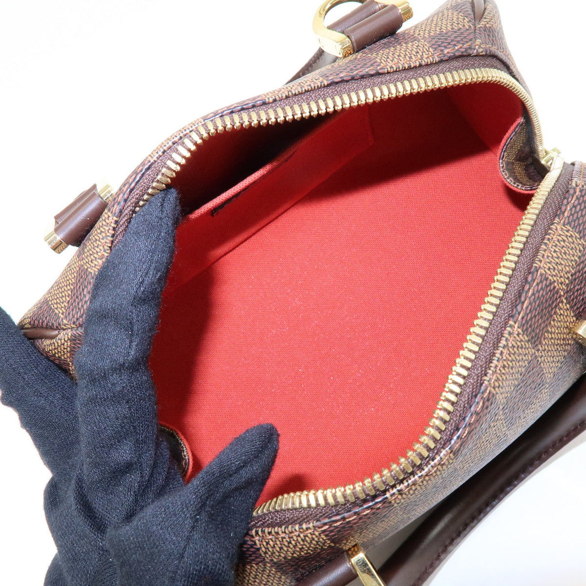 Louis Vuitton Ribera Damier Brown Canvas Handbag (Pre-Owned)