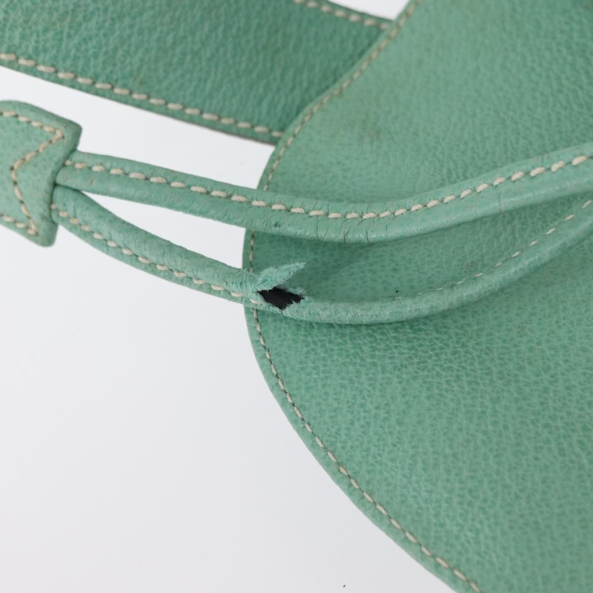 Gucci Vintage Bamboo Suede Green Suede Backpack Bag (Pre-Owned)