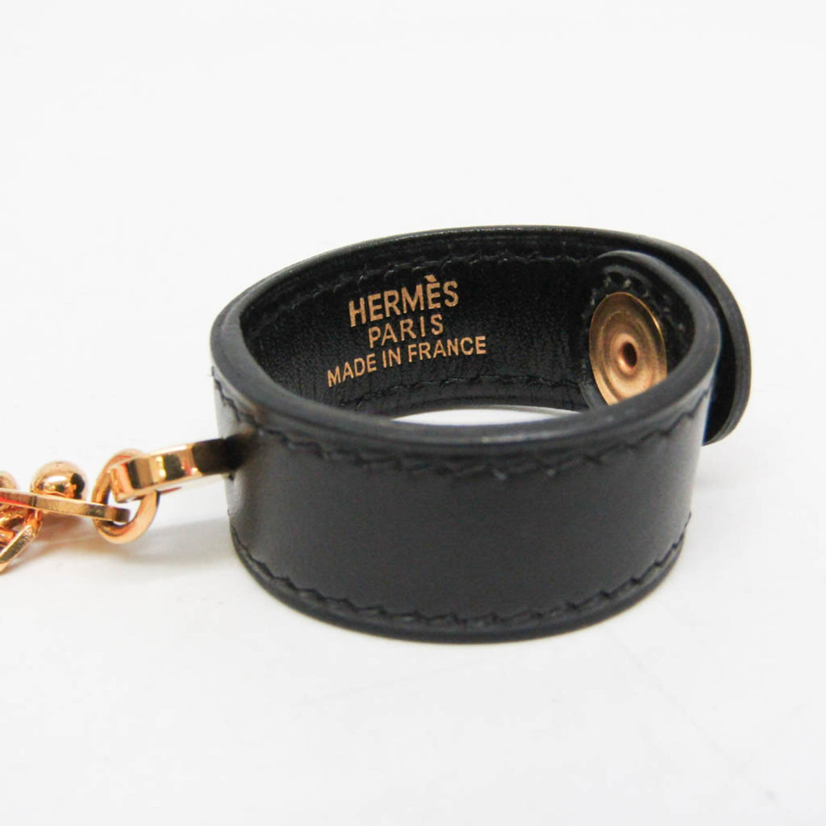 Hermes Vintage Glove Holder Leather With Metal Multicolour Leather Glove Accessory (Pre-Owned)