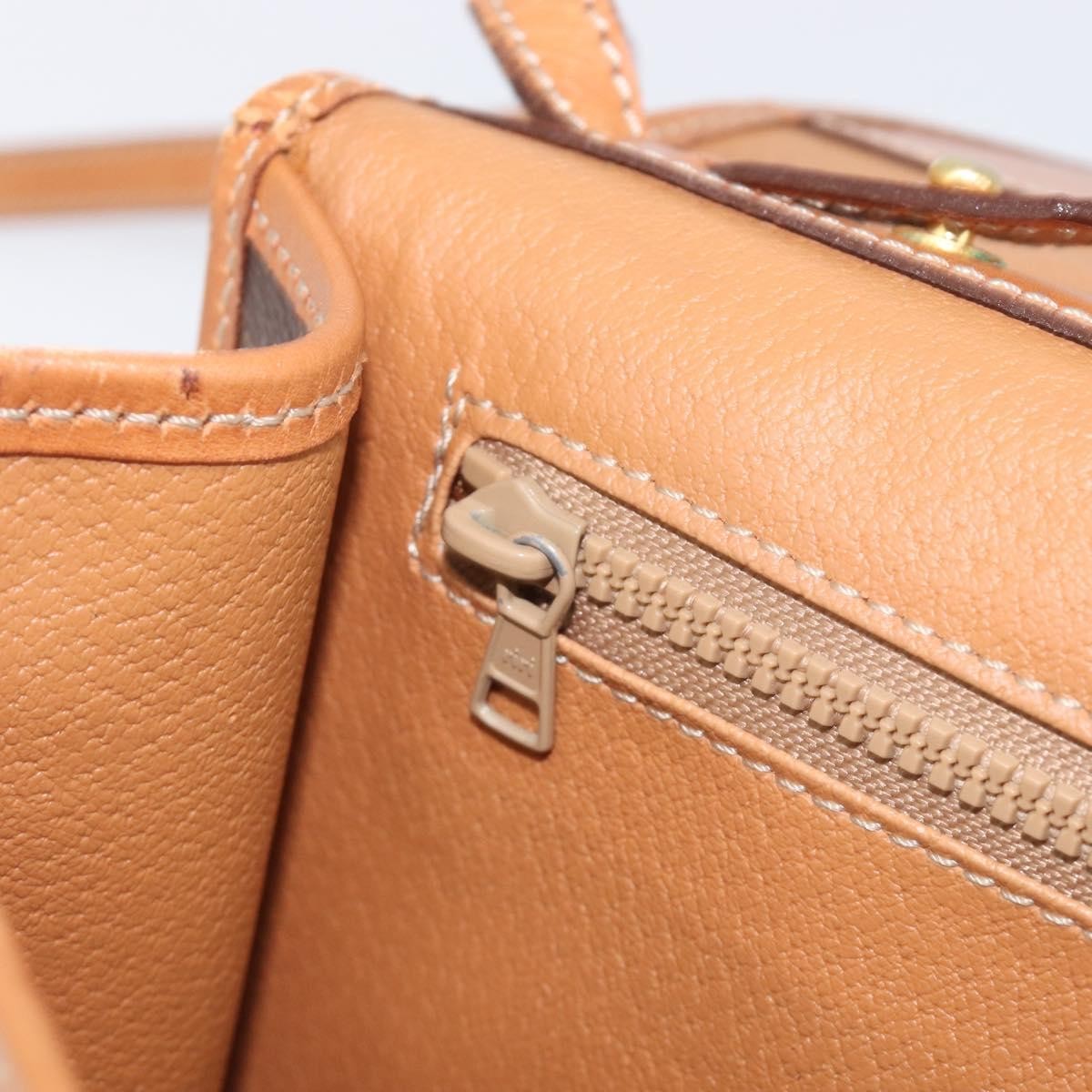 Celine Macadam Shoulder Canvas Brown Canvas Crossbody Bag Bag (Pre-Owned)
