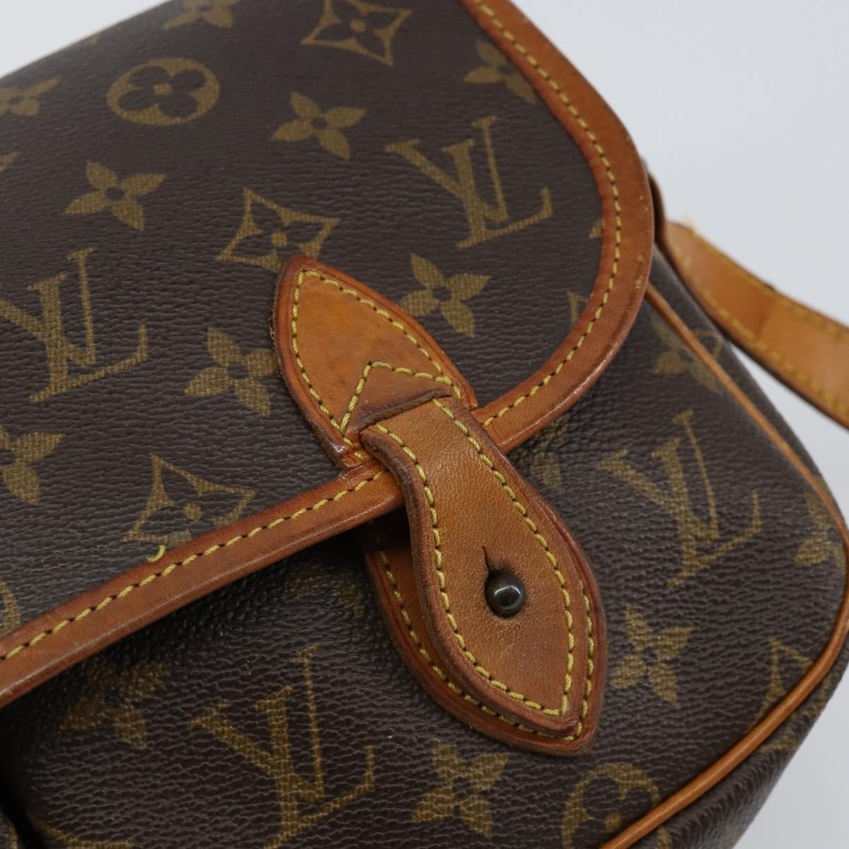 Louis Vuitton Sac Gibeciere Messenger Monogram Canvas Brown Canvas Shoulder Bag Bag (Pre-Owned)