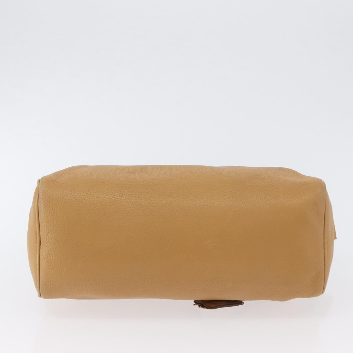 Prada Vintage Leather Brown Leather Shoulder Bag Bag (Pre-Owned)