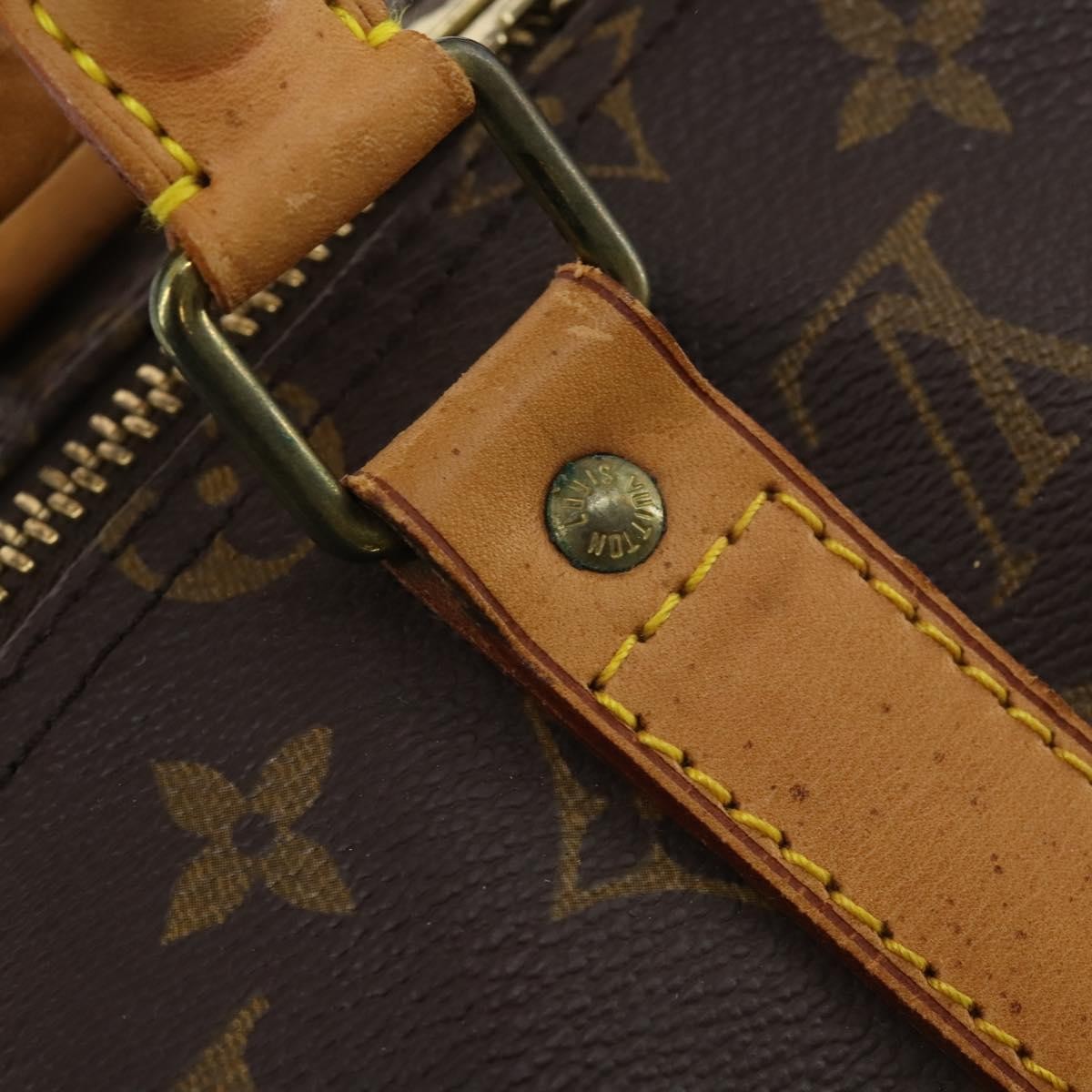 Louis Vuitton Keepall Monogram Canvas Brown Canvas Travel Bag Bag (Pre-Owned)