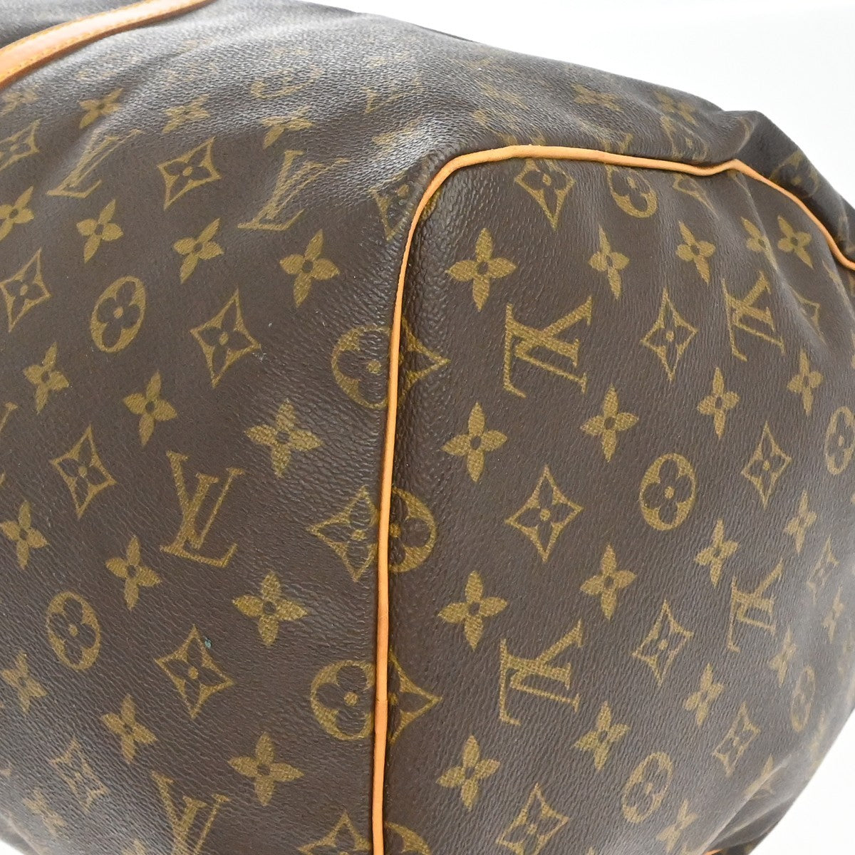 Louis Vuitton Keepall Monogram Canvas Brown Canvas Travel Bag Bag (Pre-Owned)