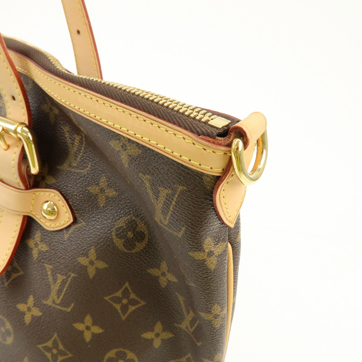 Louis Vuitton Palermo Monogram Canvas Brown Canvas Handbag (Pre-Owned)