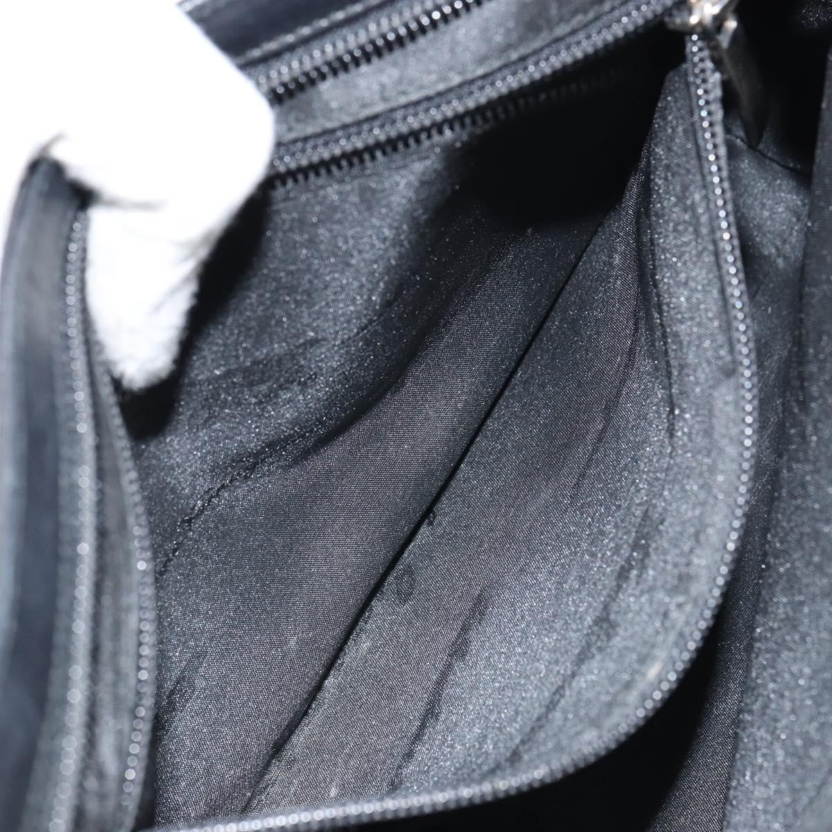 Salvatore Ferragamo Vala Nylon Black Nylon Shoulder Bag Bag (Pre-Owned)