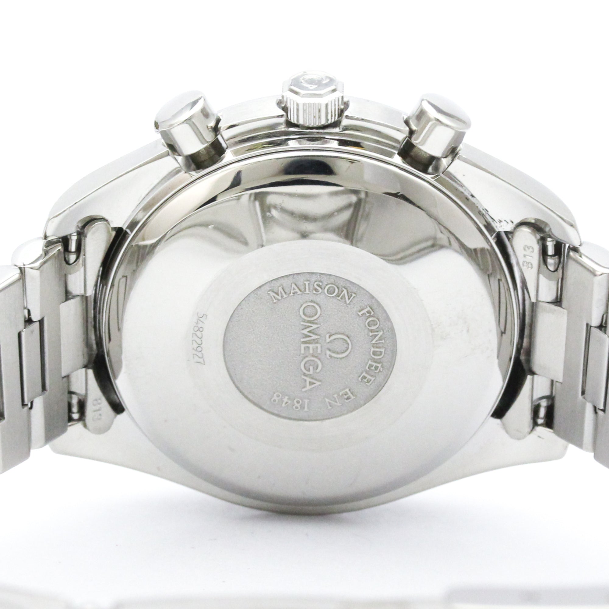 Omega Speedmaster Triple Calendar Chronograph Automatic Stainless Steel Watch (Pre-Owned)