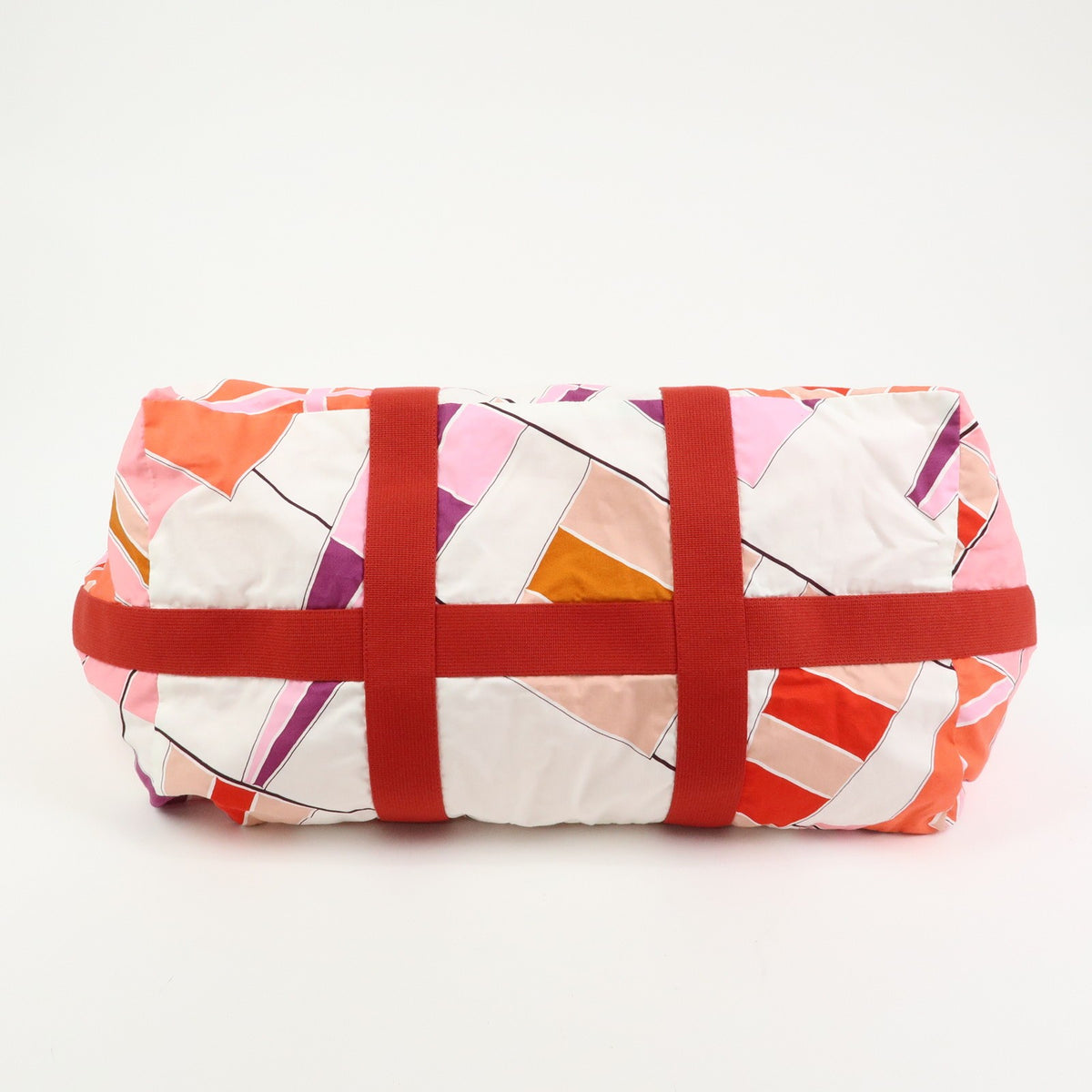 Hermes Drapeaux Au Vent Printed Canvas Multicolour Canvas Handbag (Pre-Owned)