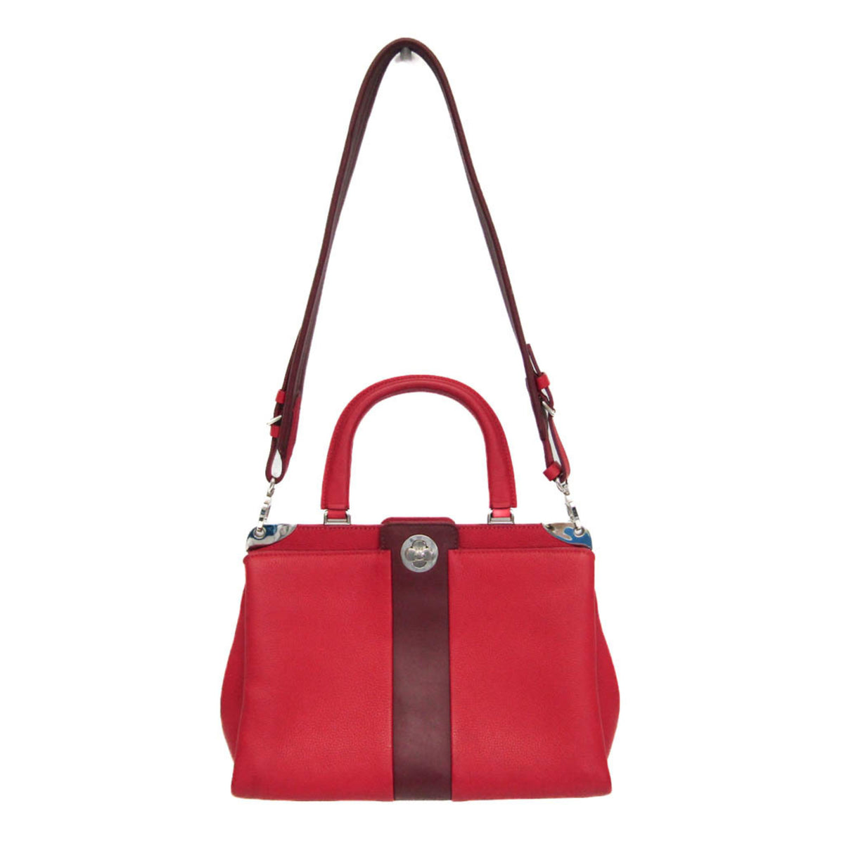Louis Vuitton Astrid Leather Red Leather Handbag (Pre-Owned)