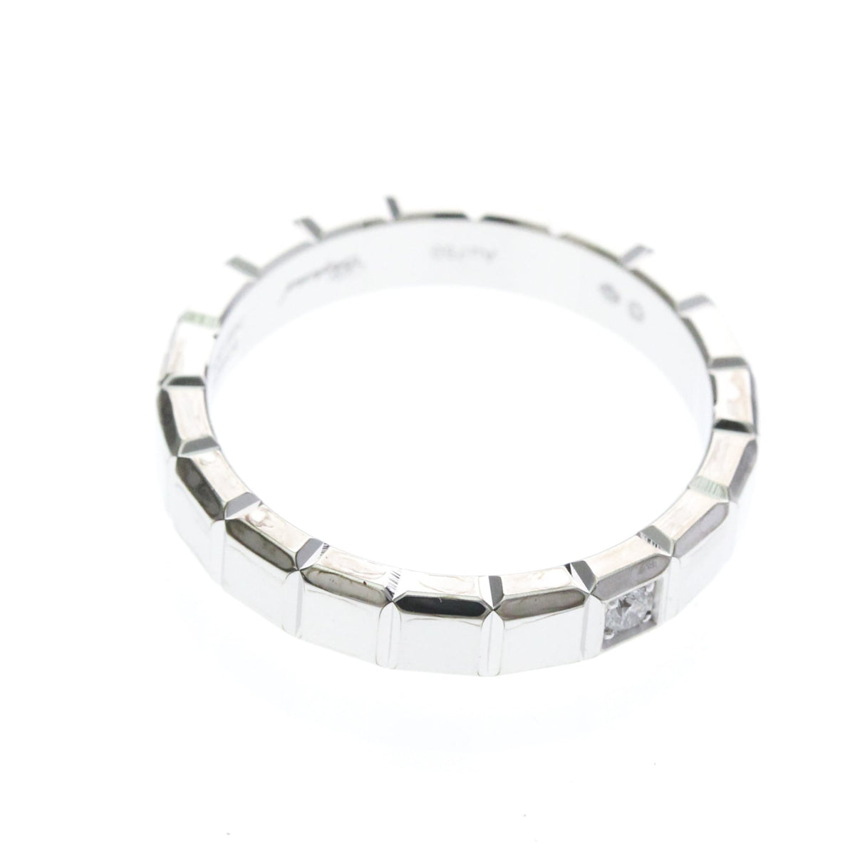 Chopard Ice Cube Pure Pendant 18K White Gold And Diamonds Silver White_Gold Ring Jewelry (Pre-Owned)