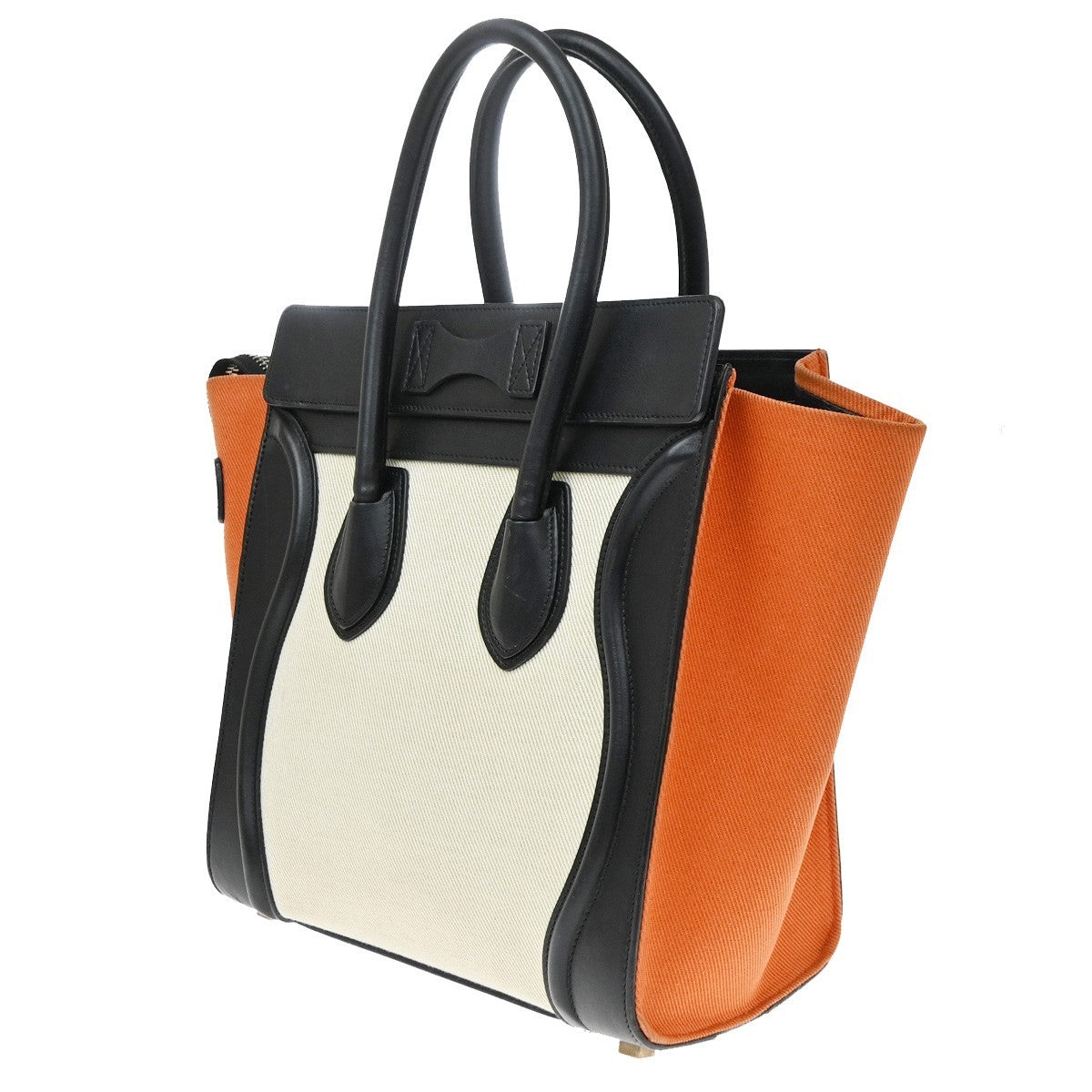 Celine Tricolor Luggage Canvas And Leather Multicolour Canvas Handbag (Pre-Owned)