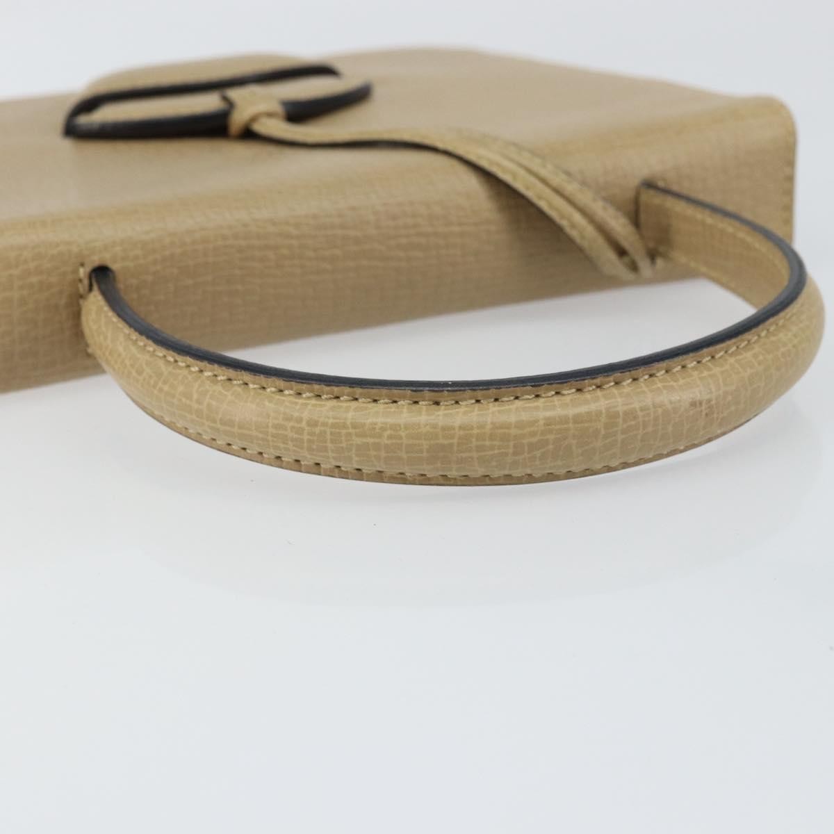 Loewe Barcelona Leather Beige Leather Handbag (Pre-Owned)
