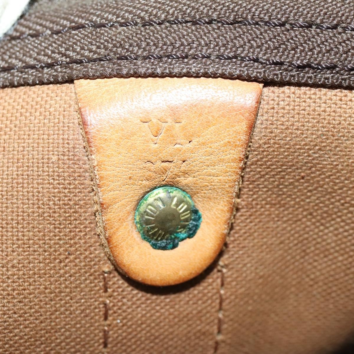 Louis Vuitton Keepall Monogram Canvas Brown Canvas Travel Bag Bag (Pre-Owned)